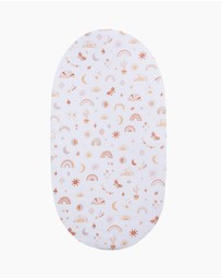 Living Textiles - Organic Bedside Sleeper Fitted Sheet - Bohemian Bliss
