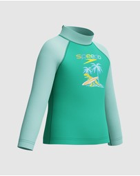 Speedo - LS Print Rash Top - Babies-Kids