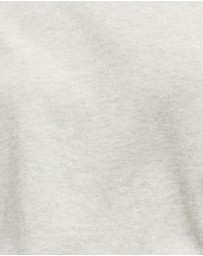 JH Lounge - JHL Crew T (Fine Cotton Cashmere) Soft Grey Marle