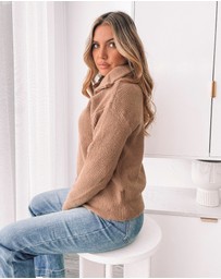 Esther & Co - Merete Knit - Mocha