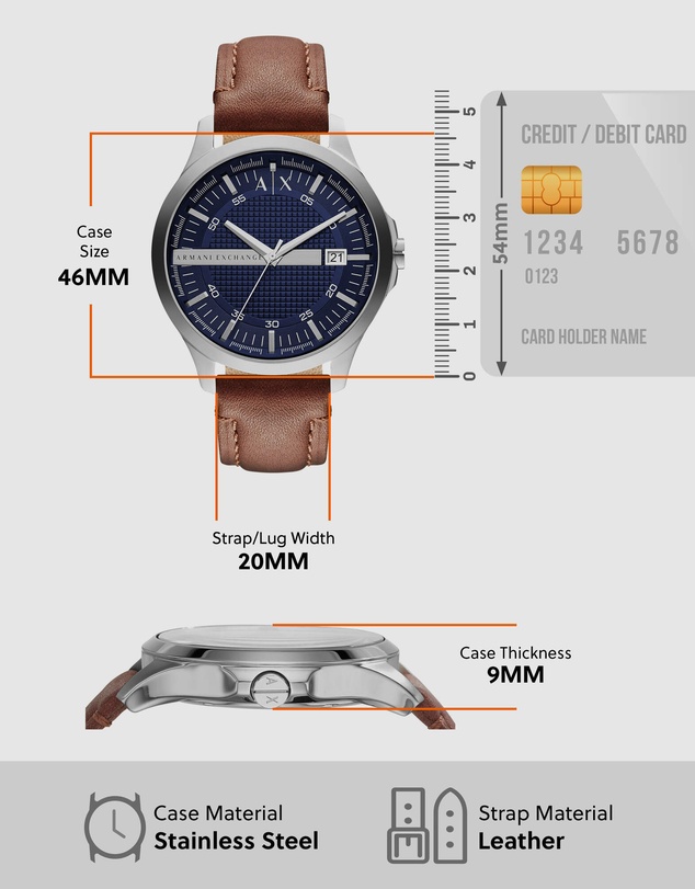 Armani Exchange - Dark Brown Men's Analogue Watch