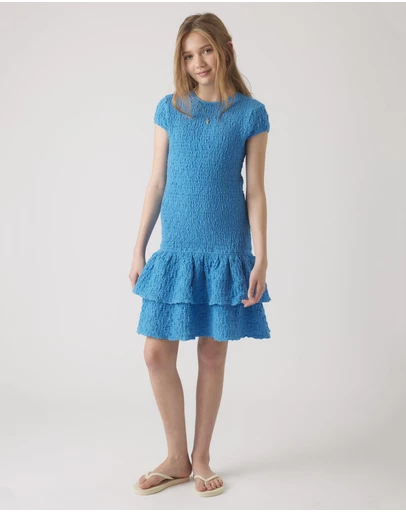 Decjuba Kids - Alessia Shirred Dress - Teens