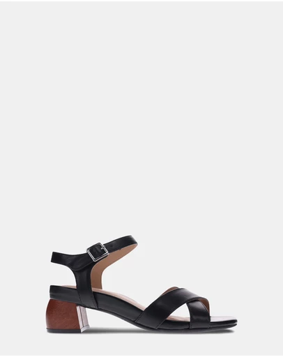 Mia Vita - Yara Heeled Sandal - Black