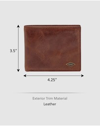 Fossil - Ryan Dark Brown RFID Flip ID Bifold
