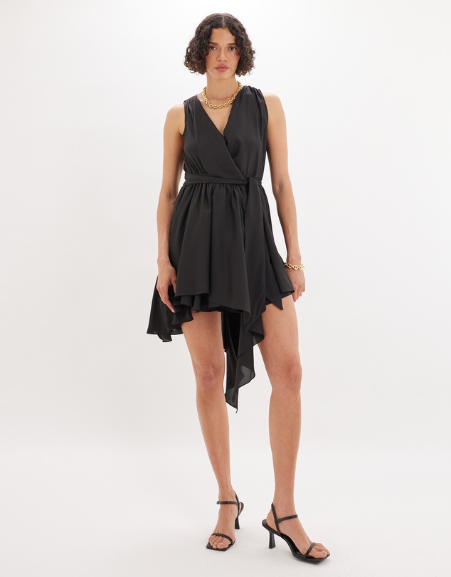 Amelius - Aimee Asymmetric Wrap Dress