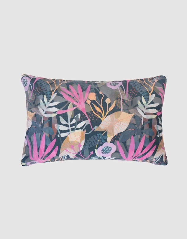 Bambury - Hana Botanical Printed Cotton Quilt Cover Set - Reversible