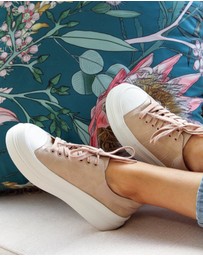 Belle & Bloom - Just A Dream Croc Leather Sneaker