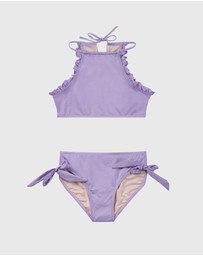 Aqua Blu Kids - Stepping Stones Halter Neck Bikini Set - Teens