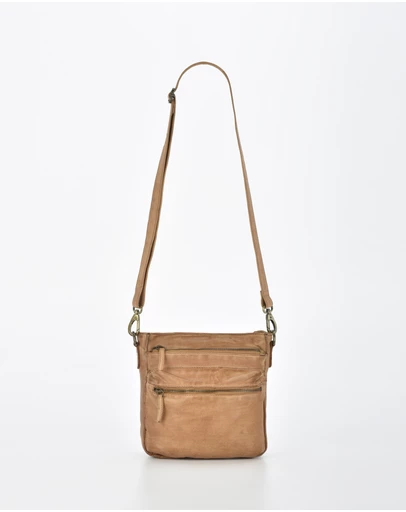 Cobb & Co - Mawson Washed Leather Multiple Pocket Crossbody
