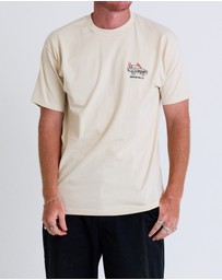 Brixton - Flaming Wheels Short Sleeve Tee