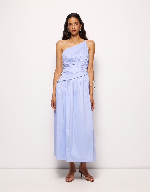 AERE - Priya Asymmetric Maxi Dress