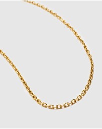Nialaya Jewellery - Men's Gold Cable Chain