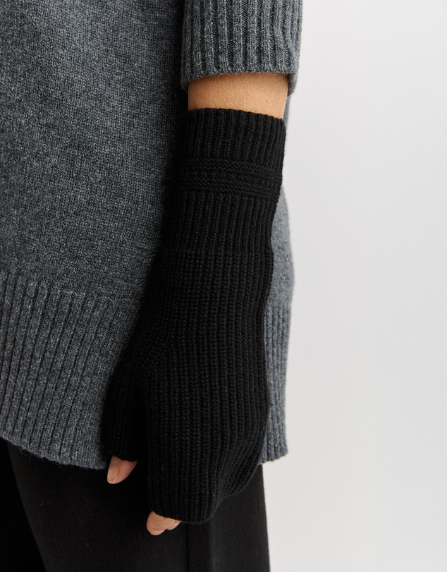 Toorallie - Fine Rib Open Mitten
