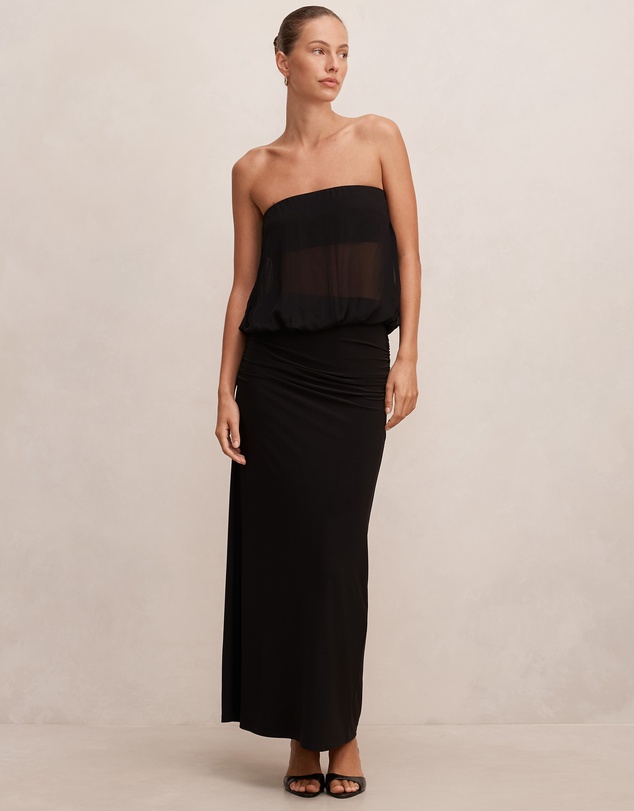 Forever New - Cammy Strapless Back Cowl Dress