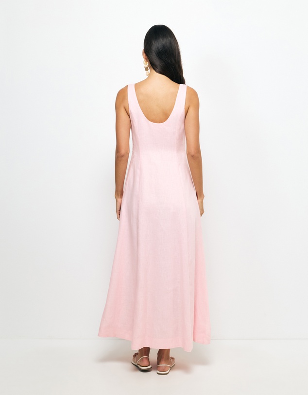 AERE - Fern Linen Maxi Dress