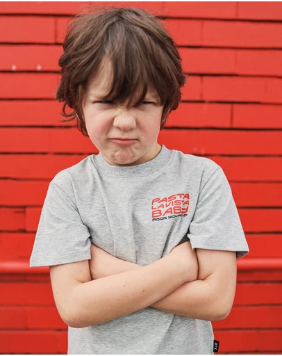 Rock Your Kid - Jet Tee in Grey Marle