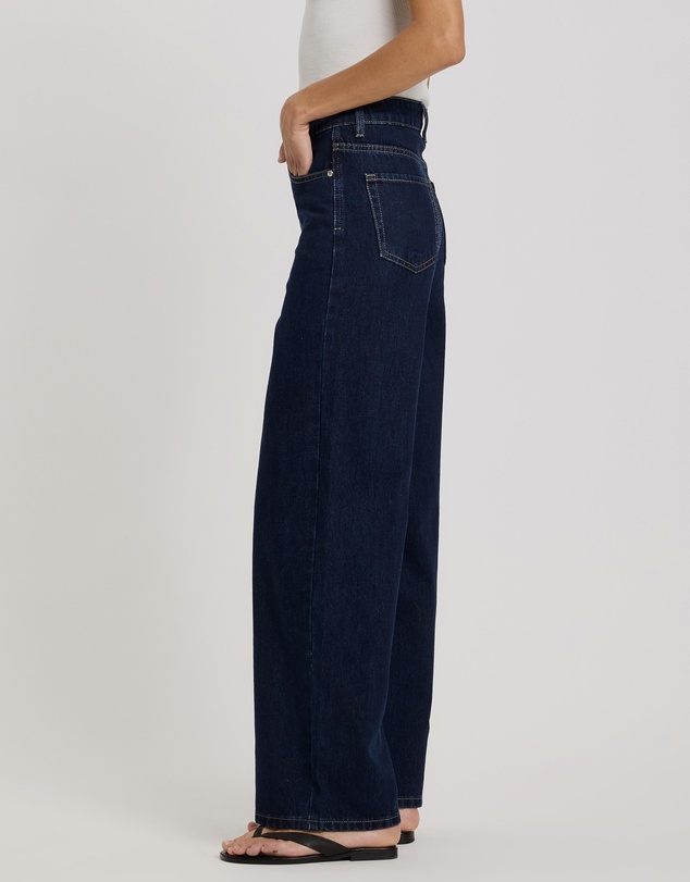 Atmos&Here - Mabel High Rise Wide Leg Jeans