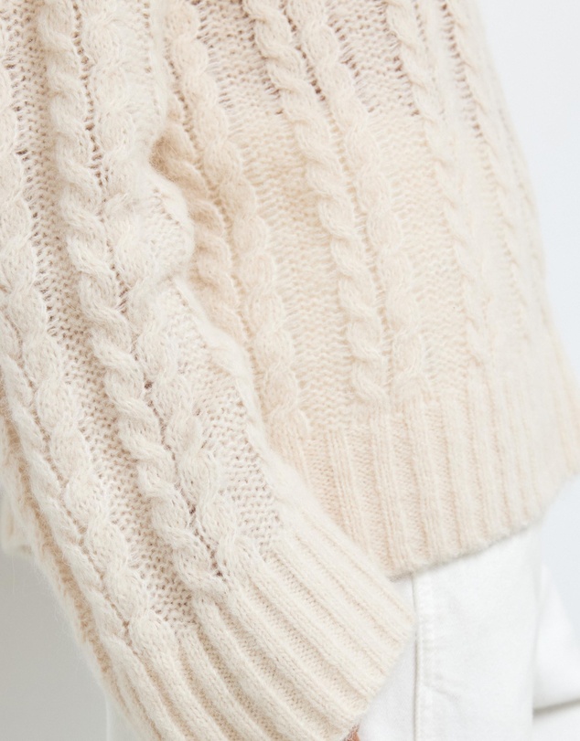 AERE - Zahra Cable Knit Jumper
