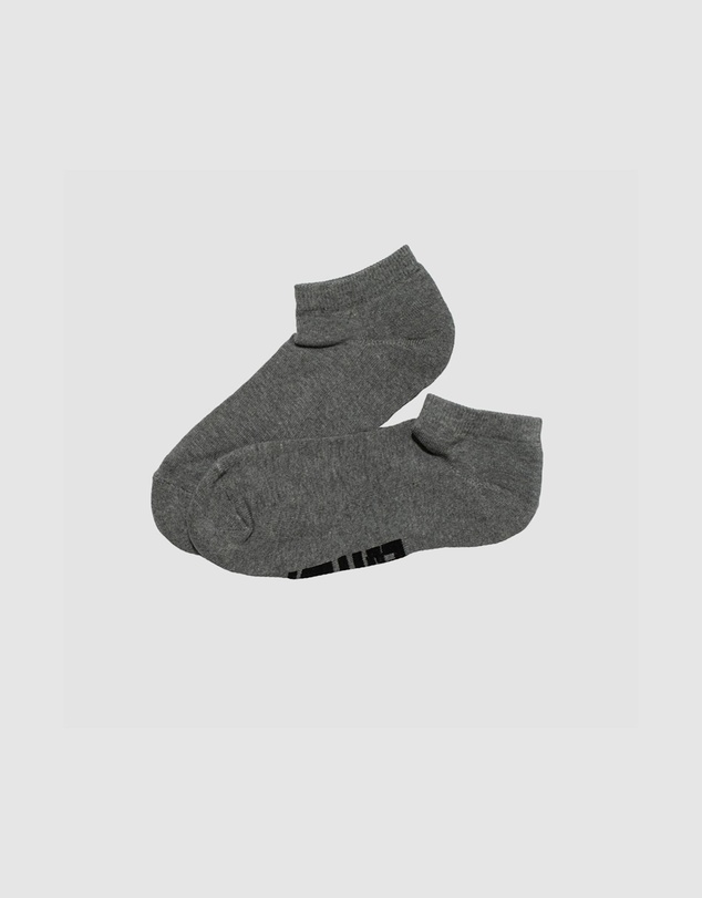 Fallen Footwear - Fallen Footwear Dissorder Padded Heel and Toe Lowcut Sock - Gray