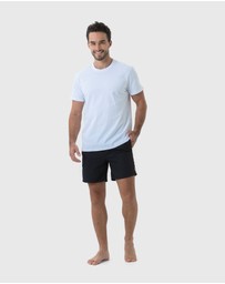 Coast Clothing - Black Swim Shorts