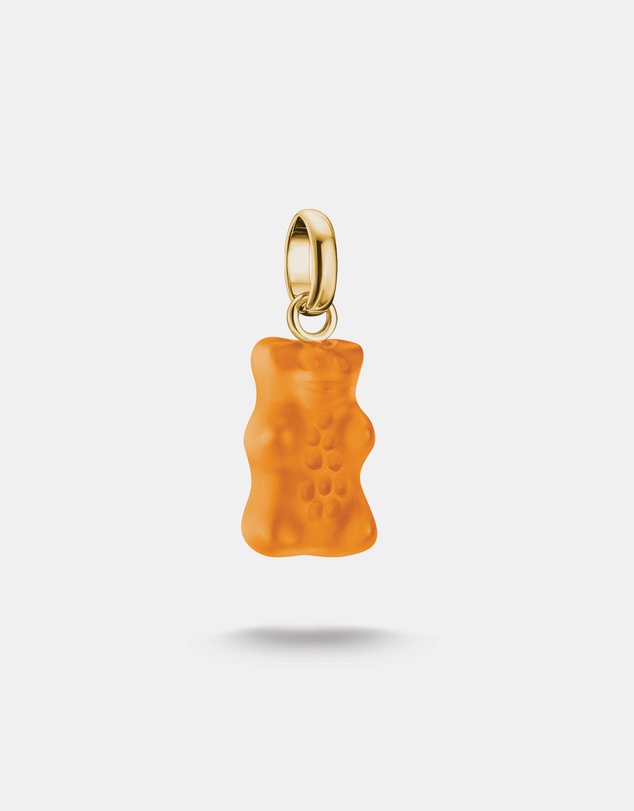 THOMAS SABO - THOMAS SABO Connect Charm Goldbear in orange