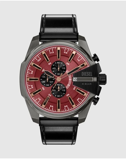 Diesel - Mega Chief Slim Black Chronograph Watch