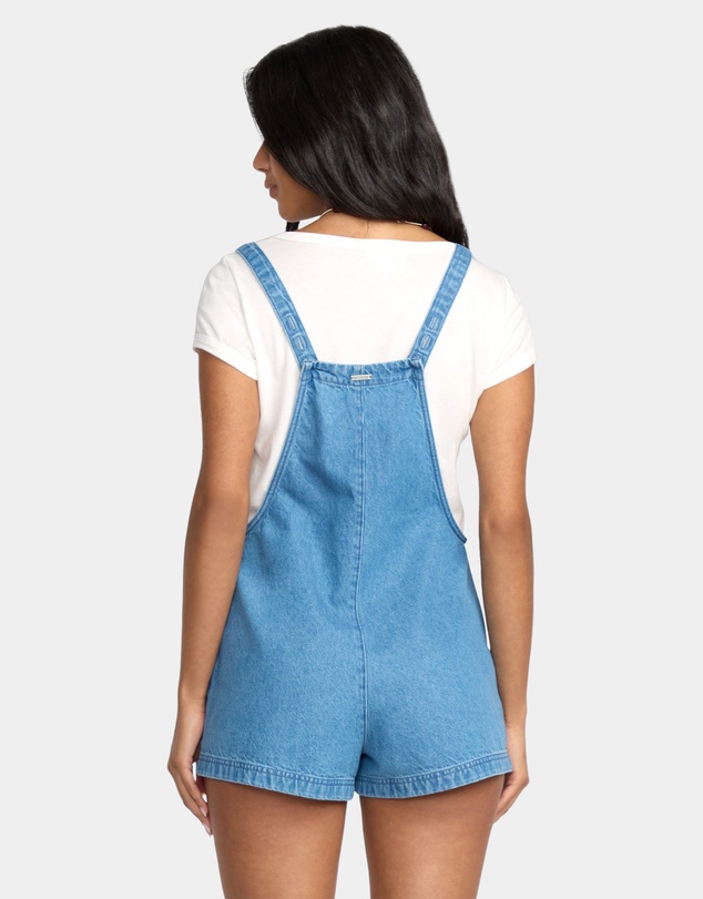 Billabong - Womens Beach Crush Denim Overalls