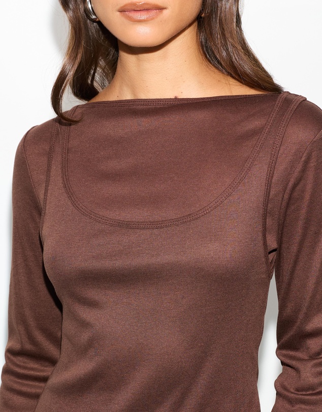 Dazie - Harlow Long Sleeve Layered Top