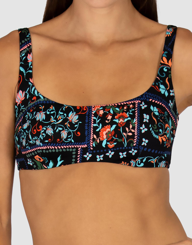 Baku Swimwear - La Condesa Underwire Square Neck Bikini Bra Top