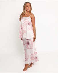 Petal & Pup - Lila Top - Pink White Floral