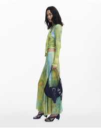 Desigual - Medium denim bag with buckles