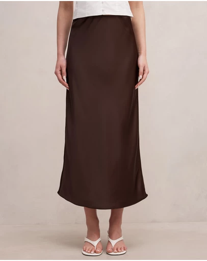 Forever New - Sally Satin Slip Skirt