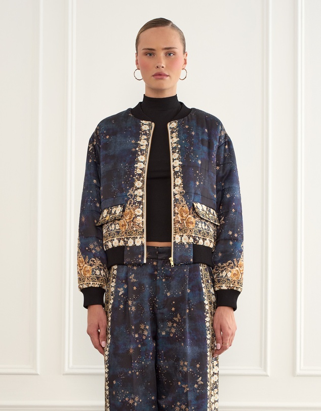 Aqua Blu Australia - Andromeda Cameron Bomber Jacket
