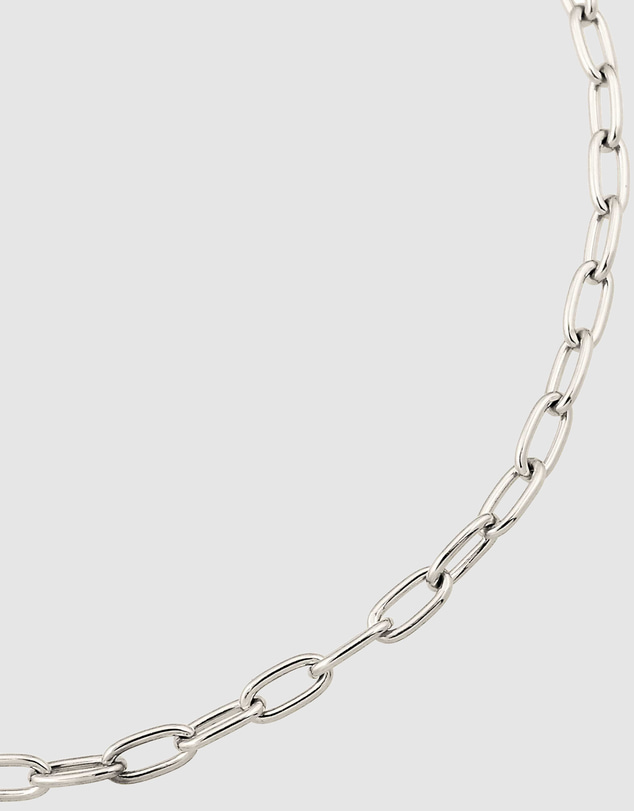 Elli Jewelry - Carabiner Paperclip Chain Bracelet in 925 Silver