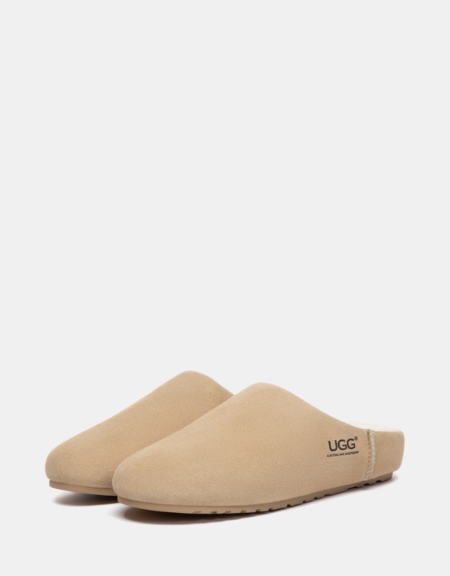 EVERAU - Australian Shepherd Ugg Somni Cow Suede Upper Loafer Oxfords Flats
