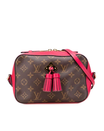 Pre-Loved by Azura Reborn - Pre-Loved louis vuitton Stylish Handbag with Exterior Pocket and Tassels Versatile Crossbody Bag