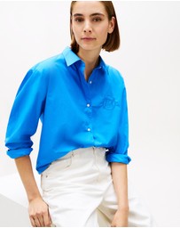 Tommy Hilfiger - Oversized Fit Logo Embroidery Shirt