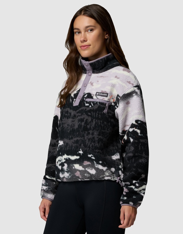 Columbia - Helvetia II Printed Cropped Half Snap Pullover