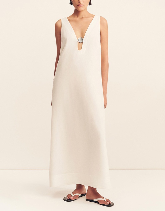 Shona Joy - Paloma Plunged Maxi Dress