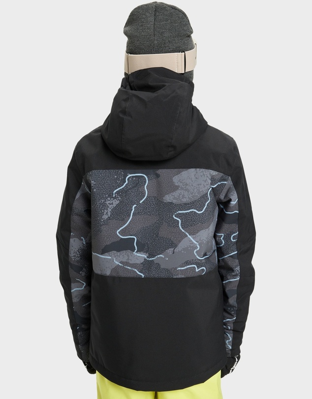 Quiksilver - Boys 8 to 16 Side Hit Print Insulated Jacket