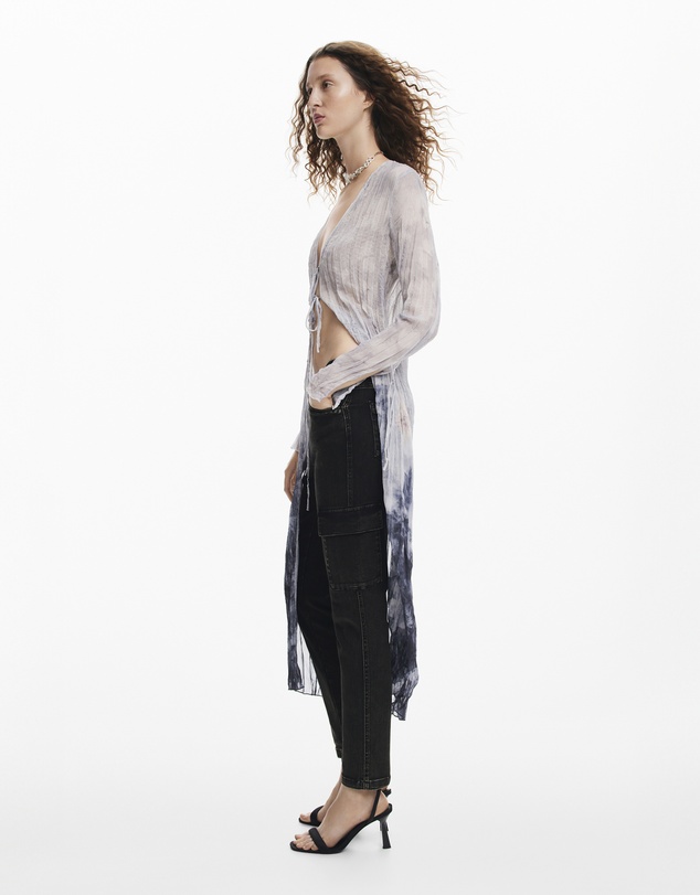 Desigual - Straight jeans with multiple pockets