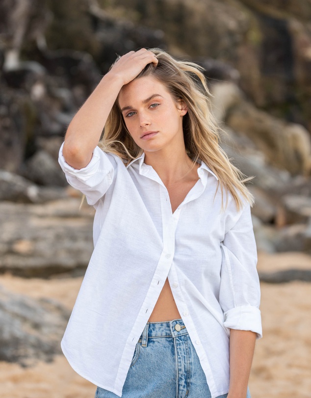 CAMIXA - Essy White Linen Shirt