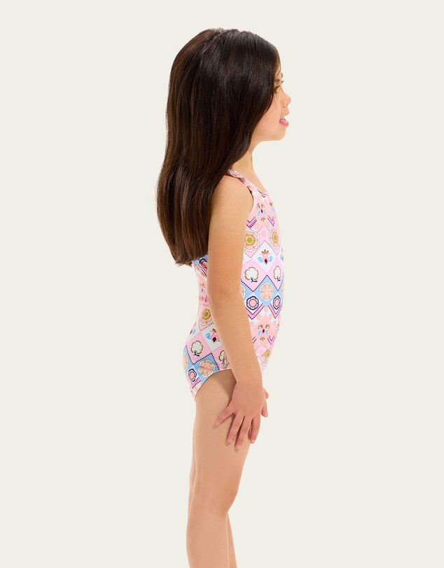 Seafolly - Geo Blossom One-Piece - Kids