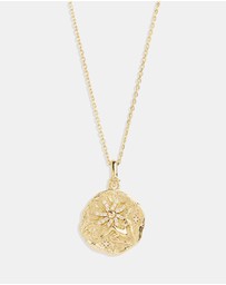 By Charlotte - She Is Leo Zodiac Necklace