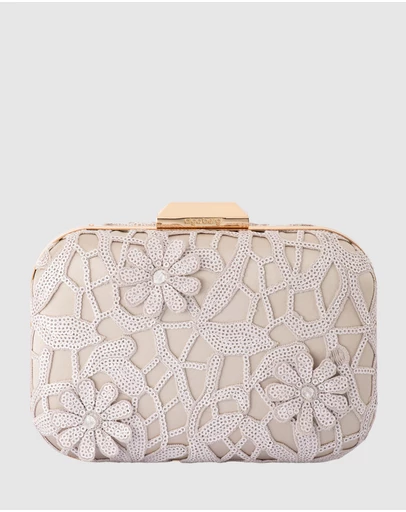 Olga Berg - Elena Appliqued Clutch