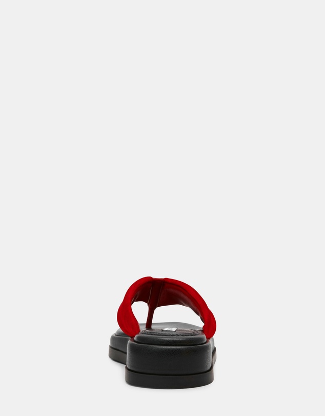 Steve Madden - Bella Red Suede Sandals