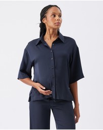 Ripe Maternity - Tamara Satin Shirt