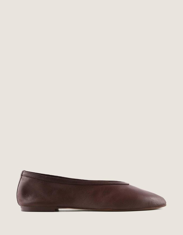 Shelly Shen - Salem Ballet Flats Brown Leather