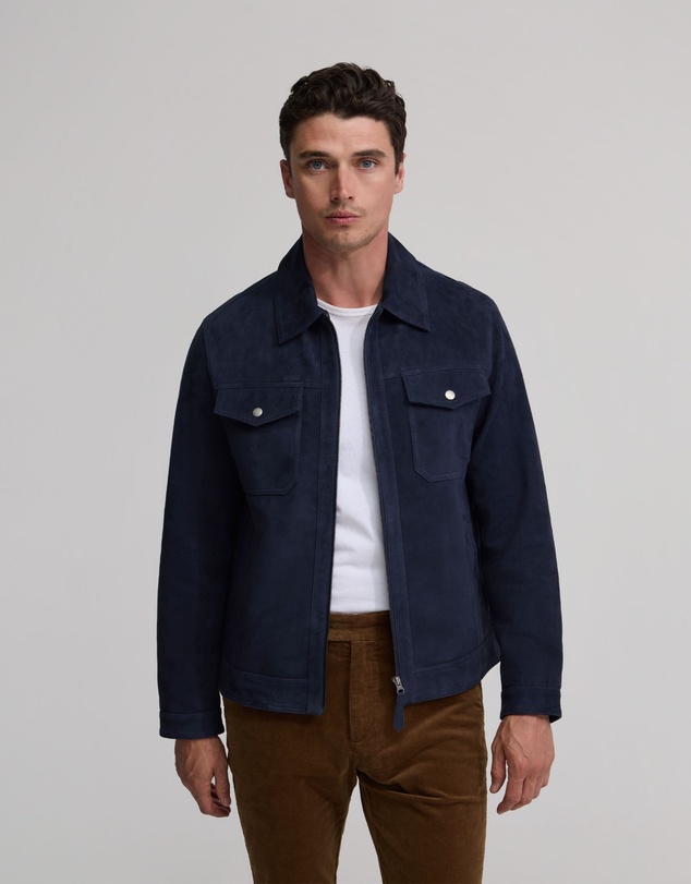 Oxford - Suede Trucker Jacket
