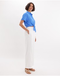 Amelius - Amabel Short Sleeve Crop Shirt